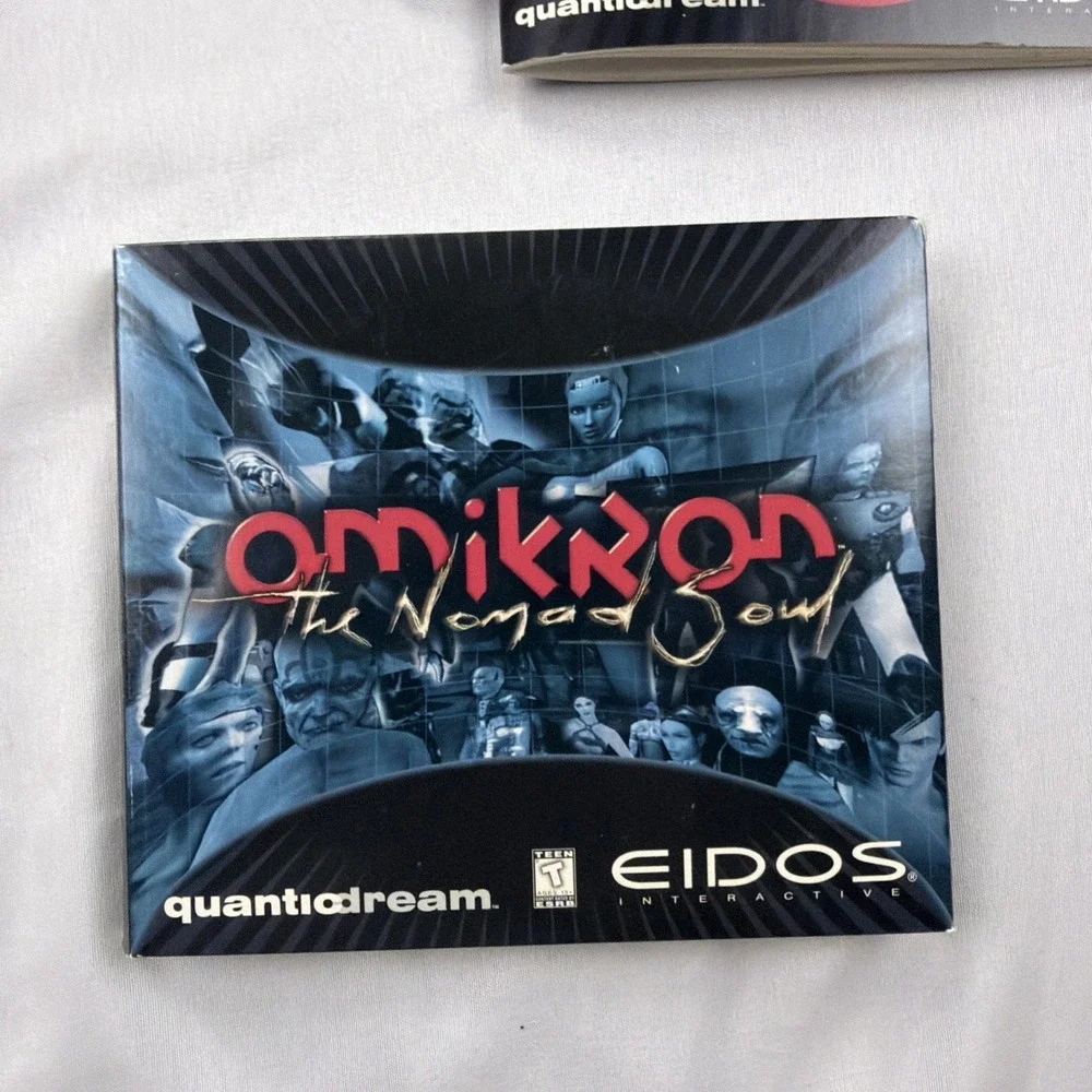 Omikron The Nomad Soul Trapezoid Big Box PC David Bowie W/ Manual